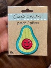 Avocado Iron-On Patch Crafters Square Iron-On Patch (New)