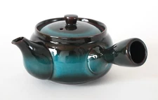 Mino ware Japanese Pottery Teapot Kyusu Ever Green made in Japan