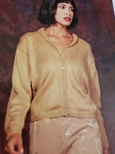 Stylecraft Knitting Pattern 4486 DK  Sweater Cardigan 30-42