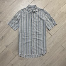 LACOSTE Classic Fit Button Down Short Sleeve Shirt Size 38 S