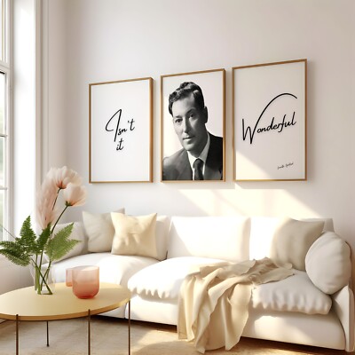 Neville Goddard Kunst 3er Set Leinwand/Kunstdruck/gerahmtes LOA Manifestation Poster