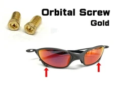 LINEGEAR T6 Orbital Screws Gold Color for Oakley Juliet 2 pieces [SC-GOLD]