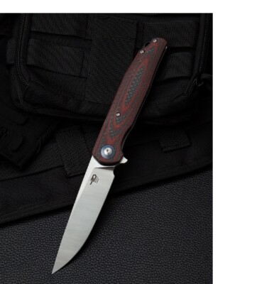 Bestech Ascot Liner Folding Knife 4'' D2 Tool Steel Blade G10/Carbon Fiber Handle