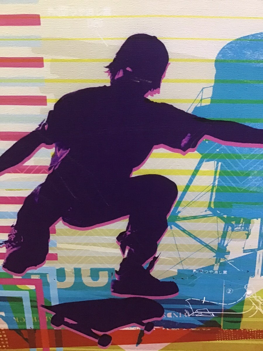 Skater Art By Wheatpaste Art Collective | eBay