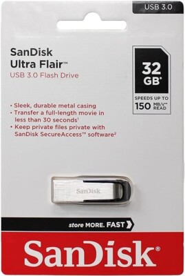 SanDisk 32GB Ultra Flair USB 3.0 Flash Drive