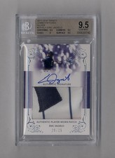 ERIC JAGIELO 2013 LEAF TRINITY AUTO JUMBO PATCH RC #20/25 YANKEES BGS 9.5 10 