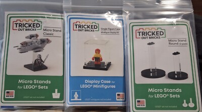 Tricked Out Bricks Lego Display Cases For Micro Stands And Minifigures