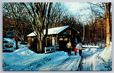 Vintage Postcard OH Centennial Sentinel Bridge Beaver Creek State Park -3600