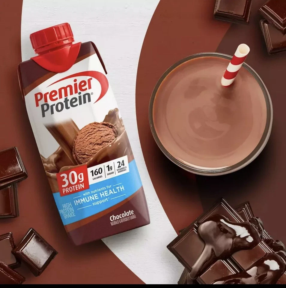 【12只装】优质蛋白30克蛋白质奶昔-巧克力 — 第 4/4 张图片