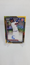 2024 Bowman Chrome Gold On Card Auto 1st Prospect /50 Fernando Cruz Chicago Cubs