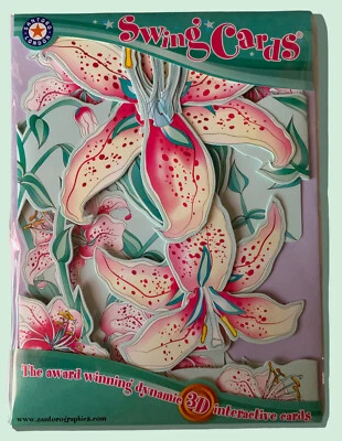 - Superbe Carte Toutes Occasions - Santoro Pop Up - 3 D - Photo 1/2