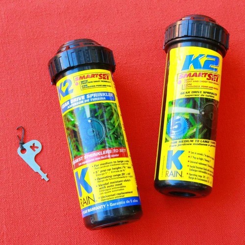 Two lawn sprinklers K2 Smart Set Seem never to have been installed with