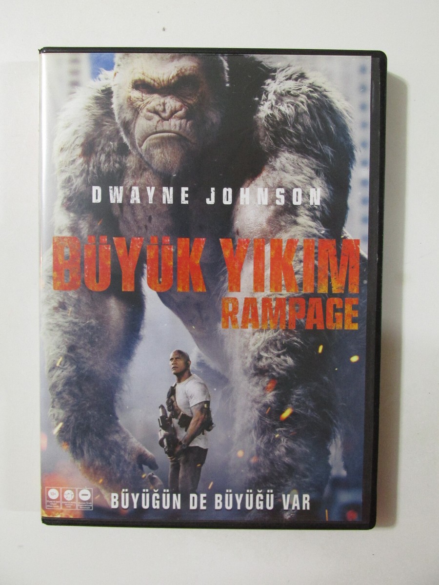 RAMPAGE DWAYNE JOHNSON - TURKISH DVD Movie | eBay