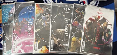 Batman Fortnite Zeropoint 1-6 Complete Sealed Comic Set WITH CODES