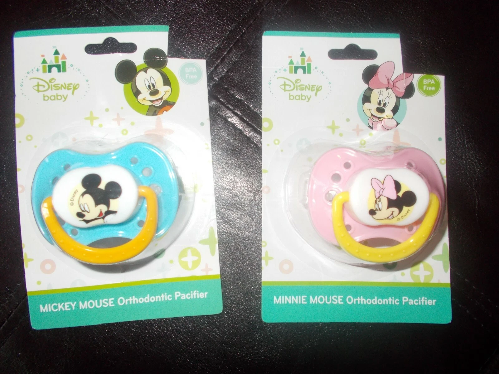 Disney mickey and minnie pacifiers lot