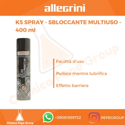 K5 SPRAY 400 ml Allegrini - SBLOCCANTE MULTIUSO