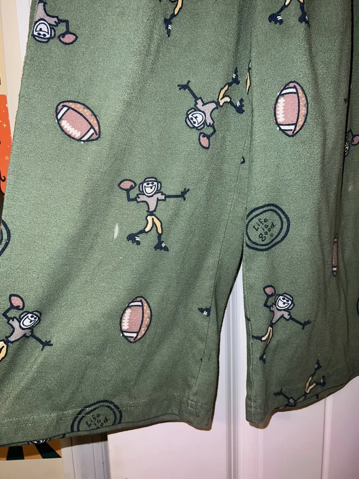 Life is good Boys Fútbol Temático Pijama Pantalones Juvenil Talla Cómodo Pequeño (5-6) Foto 3 de 4