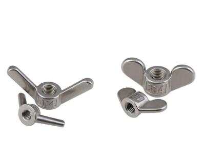 M4M5M6M8~M20M24 304 stainless steel Wing nut hand-tightening nut Claw screw cap
