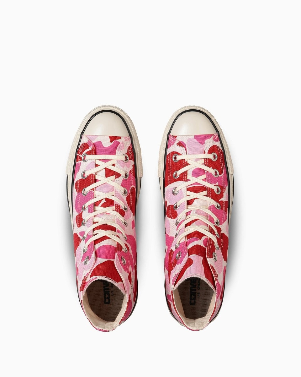 【CONVERSE】AS US 83CAMO CL HI PINK 国内発送 CONVERSE ALL STAR US 83CAMO CL HI Pink Chuck Taylor Japan