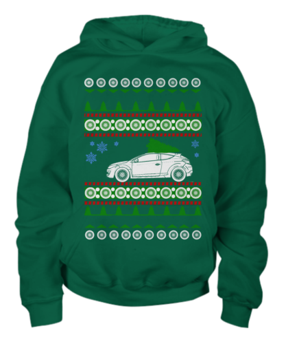 Renault Megane Brzydki świąteczny sweter - Młodzieżowa bluza z kapturem - Zdjęcie 1 z 11