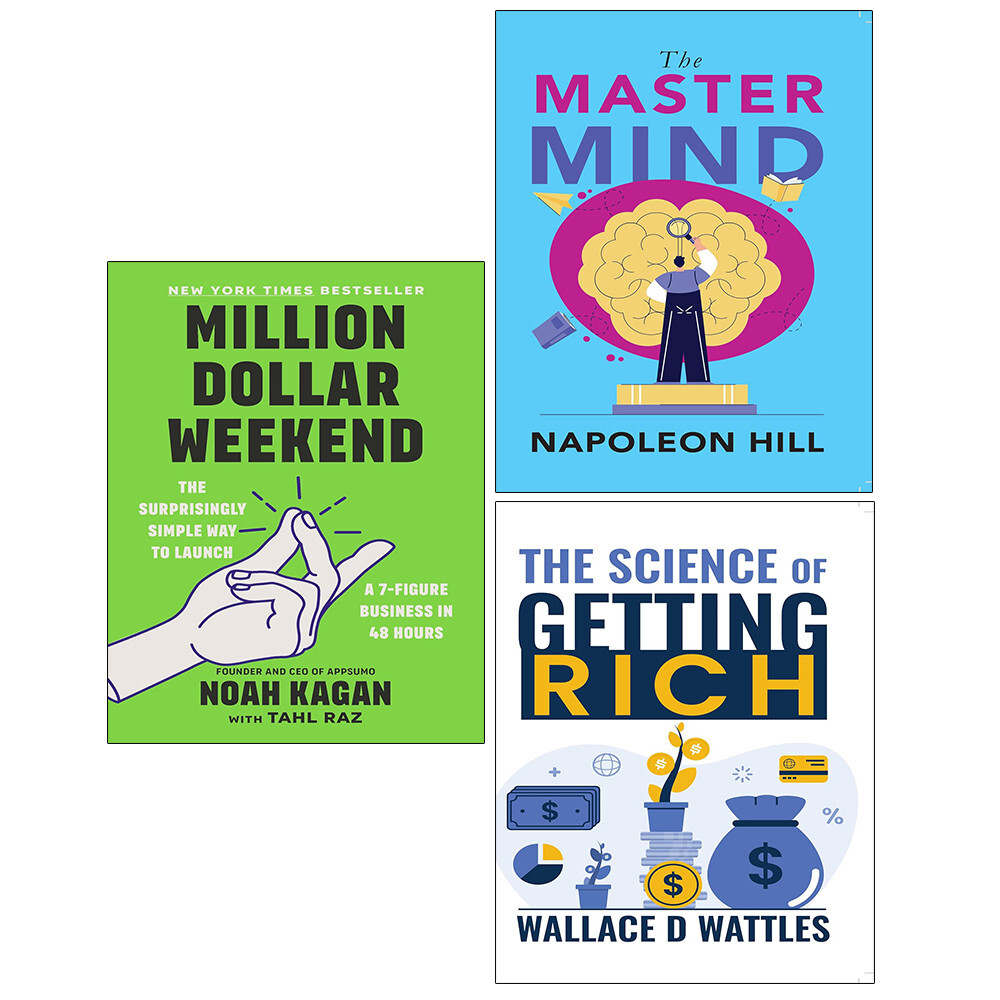 Million Dollar Weekend,Science of Getting Rich,Master Mind Napoleon Hill 3 Books