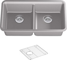 KOHLER K-8206-CM4 Cairn Sink, 33" Neoroc Composite Undermount