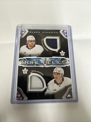 2023-24 Black Diamond Nylander & Marner Diamond Mine Dual Game Used Relics SPM