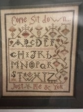 La-D-Da ME & YOU Cross Stitch Chart Sampler
