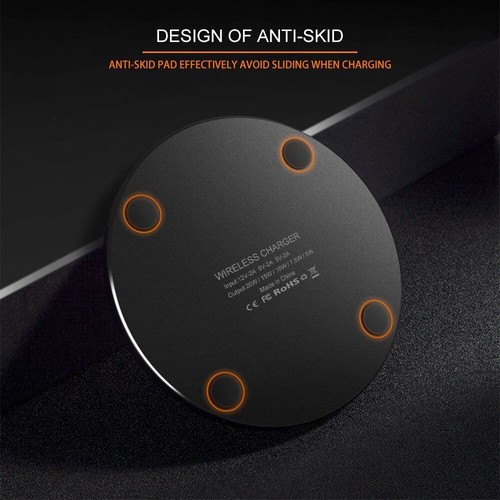 30W Wireless Charger Fast Charging Stand Pad For iPhone 14 Pro 13 Samsung S22 - Picture 9 of 12