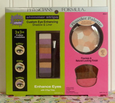 PHYSICIANS FORMULA POWDER PALETTE MULTI-COLORED & SHADOW LINER SHIMMER STRIPS