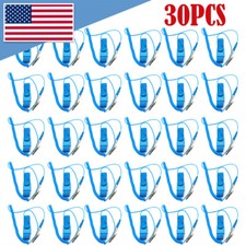 30Pcs Anti-Static Wrist Band ESD Grounding Strap Prevents Static Build Up, Blue