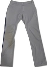 A.J. Ellis Majestic Grey Team Issued Spring Training Pants Dodgers M / Medium