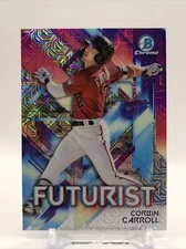 Corbin Carroll 2021 Bowman Chrome Futurist Mojo Refractor Arizona Diamondbacks
