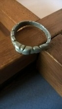 Bague Ancienne WW1 Art des Tranchées De Poilu En Alu