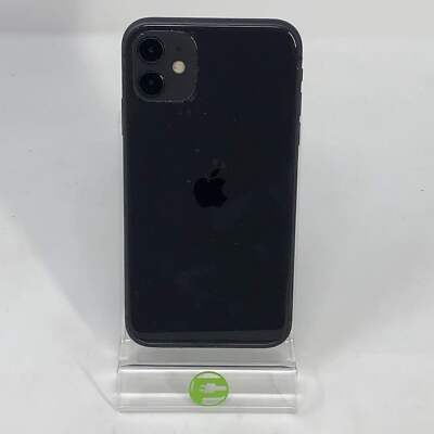 iPhone11 ブラック Broken Unlocked Apple iPhone 11 64GB 17.2.1 NWKM2LL/A-Cracked | eBay