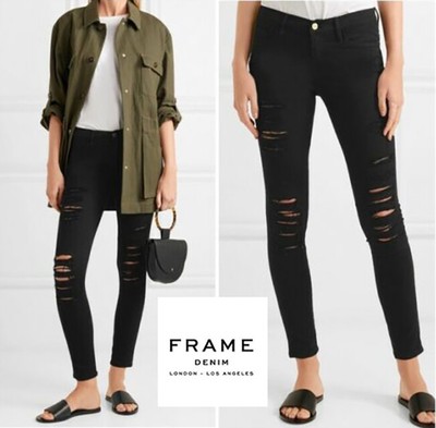 Jeanne Ripped Jeans Film Noir 