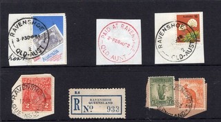Queensland RAVENSHOE postmark selection