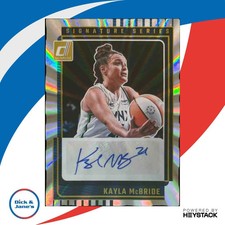 2025 Donruss WNBA Kayla McBride Signature Series Holo Laser Auto Minnesota Lynx