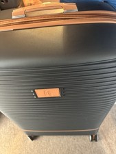 IT Black And Brown Large Expandable Hardshell Suitcase 159L