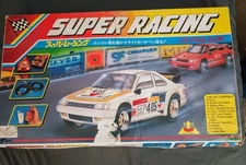 Vintage Childford Super Racing  Slot Car Set Complete 2 Car