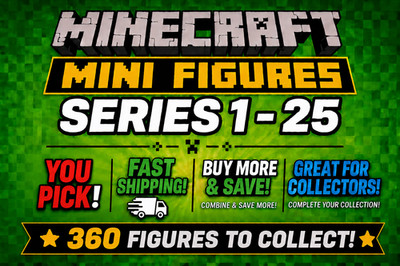 Minecraft Mini Figures YOU PICK! Series 1-25 Buy More & Save | Updated Weekly