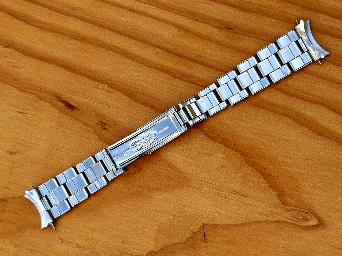 Vintage 1969 Rolex 19mm Watch Bracelet 7205 With 60 End Links | eBay