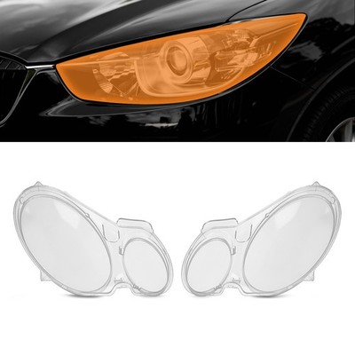 Pair Headlight Lens Headlamp Cover Shell For Benz W211 E240 E200  2002-2008