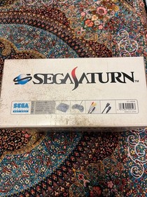 SEGA Saturn HST-0021 Skeleton Clear Console Boxed Good Working