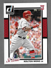 KOLTEN WONG 2014 DONRUSS BASEBALL ROOKIE CARD #336. rookie card picture
