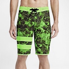 NWT Hurley Men's Phantom 3 JJF BoardShorts Size 32 Green