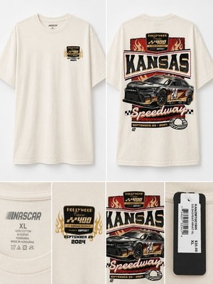 NASCAR Hollywood Casino 400 at Kansas Speedway September 29 2024 Graphic T-Shirt