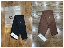 ALO Yoga Bundle 2 High Waist Alosoft Leggings Black And Brown Bundle - Size - S