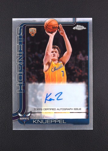 2025-26 Topps Chrome Update Kon Knueppel #TCA-KK RC Rookie Auto #NX01