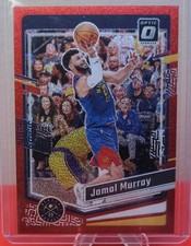 2023-24 Panini Optic JAMAL MURRAY Red Glitter Prizm #/75 #111 NUGGETS